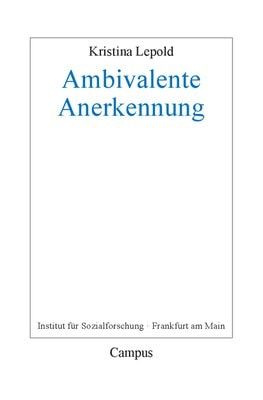 Cover Ambivalente Anerkennung