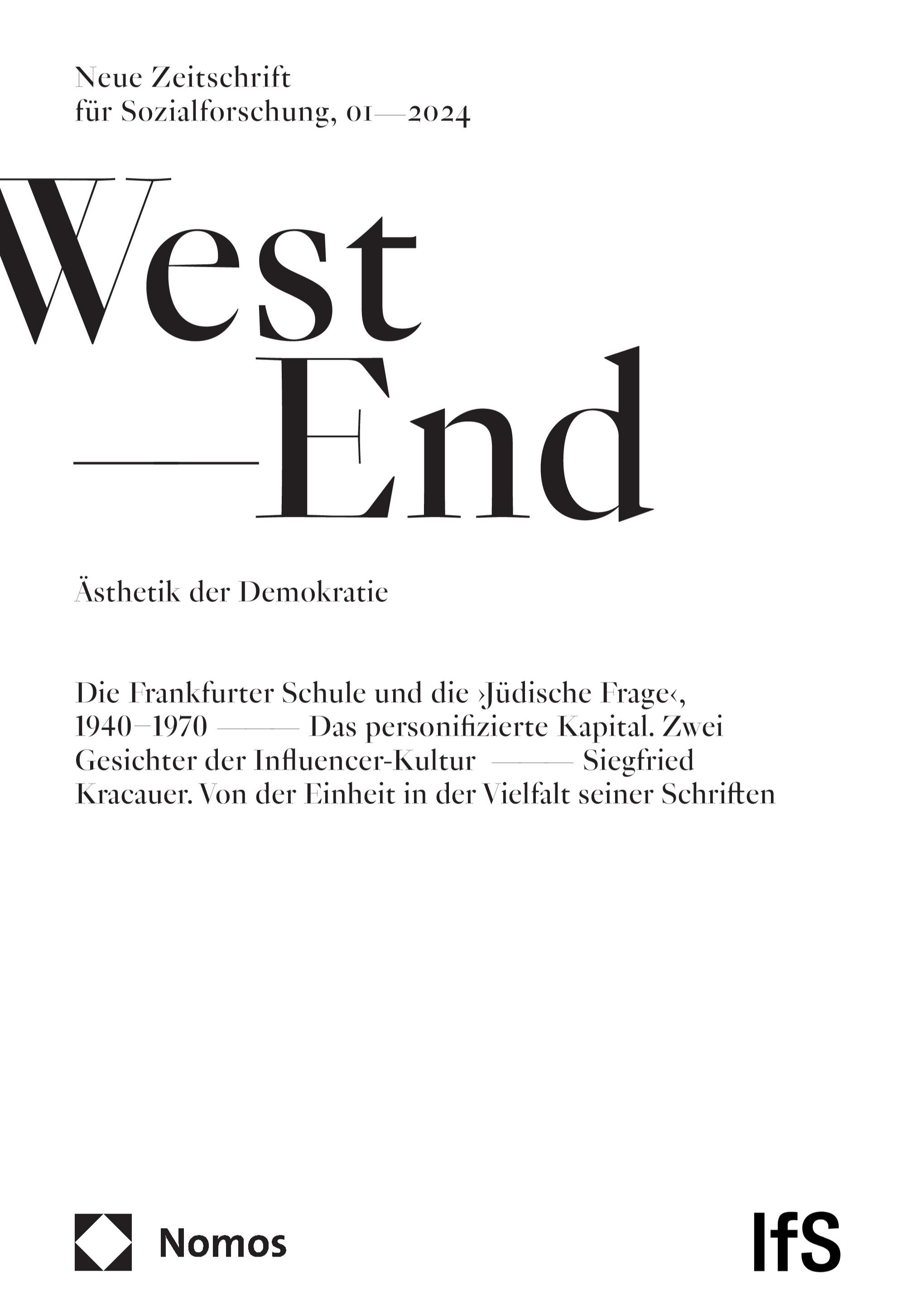 Westend Cover 1 Druck2024